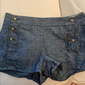 j. Crew chambray shorts